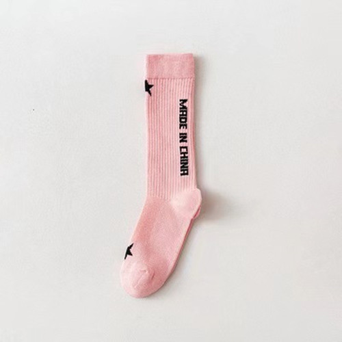 Calf socks, pressure socks for women, Japanese style autumn and winter personalized trendy mid-calf stockings, fashionable and versatile, one-piece drop shipping