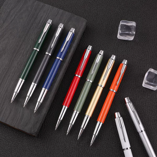 Morandi Spot Multi-Color Business Metal Neutral Signature Pen Advertising Gift Corporate Logo Design Ballpoint Pen