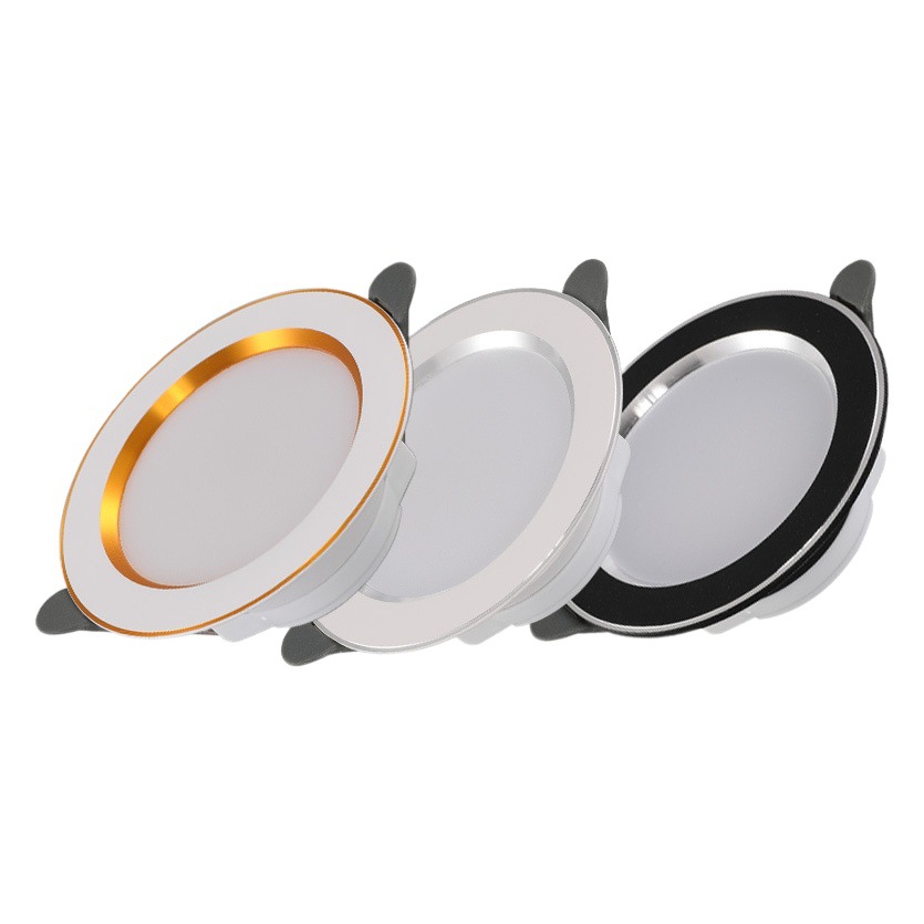 Downlight incrustado LED Spotlight Hotel Ingeniería de la sala de estar lámpara de agujero doméstica Zhongshan lámparas Downlight al por mayor