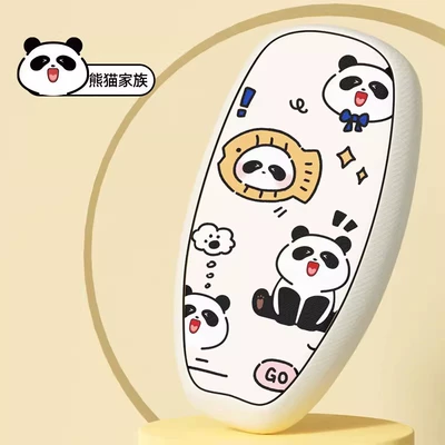 Electric car cushion Seat Cushion Cover, Universal Leather - mibian-panda-family-m