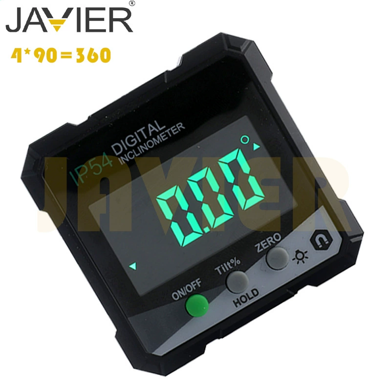 Jelov производит Цифровой Инклинометр Высокоточный электронный инклинометр Кассетный Магнитный Гониометр для измерения уровня наклона