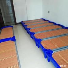 幼儿园床午休午睡床单人床儿童塑料木板床早教床叠叠床托管床