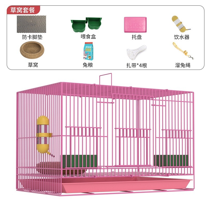 号天竺鼠兔笼子抽屉式全套粪便双层中号种兔侏儒龙猫笼小鸡免其他