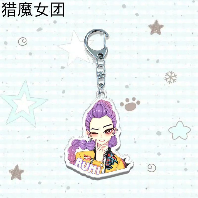 猎魔女团动漫周边女团亚克力钥匙扣二次元挂件书包学生礼物|undefined