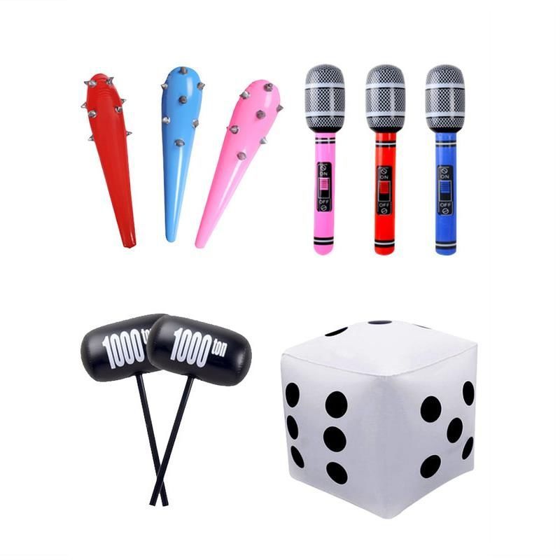 Marriage pick-up, prank game props to punish the groom, best man, mace, hammer, big microphone, dice, door blocking card