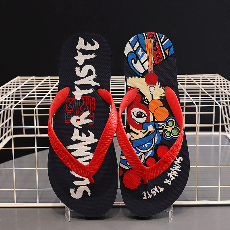 Zapatillas de verano antipatinantes para hombres Zapatillas de moda personales al aire libre nuevos zapatillas de playa para hombres