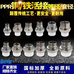 PPR copper and iron external slip joint 4/4 external and internal slip joint 6/1 inch water pipe fittings hot melt pipe fitting accessories