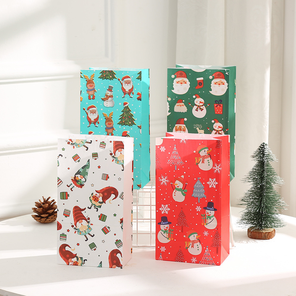 Cute leather cartoon Christmas bag