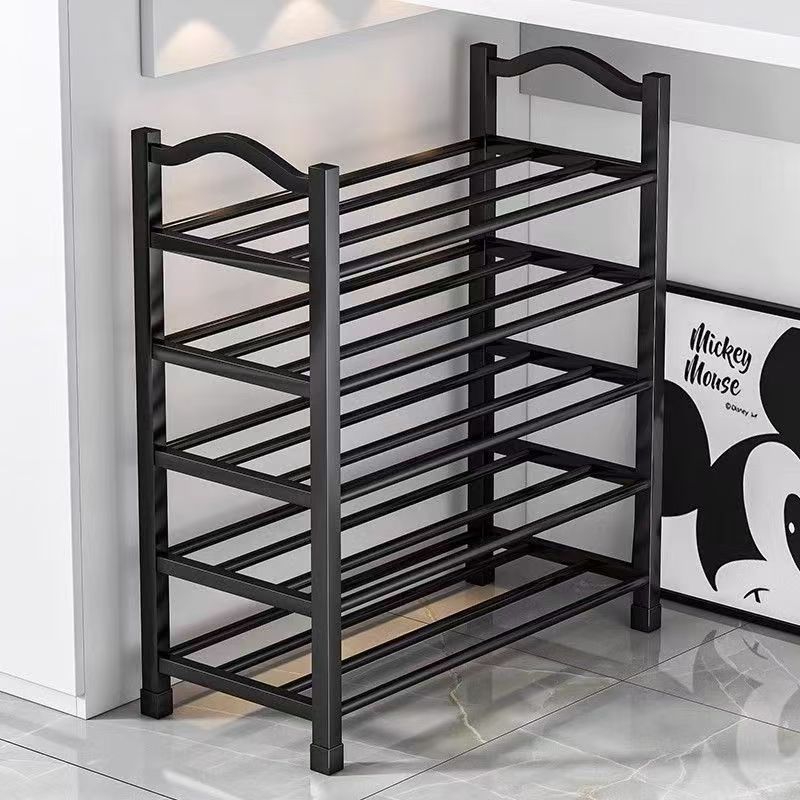 Shoe Rack Multi-Layer Household Entrance Door Rental Dormitory Small under the Table Does Not Take up Space Plastic Simple Shoe Cabinet