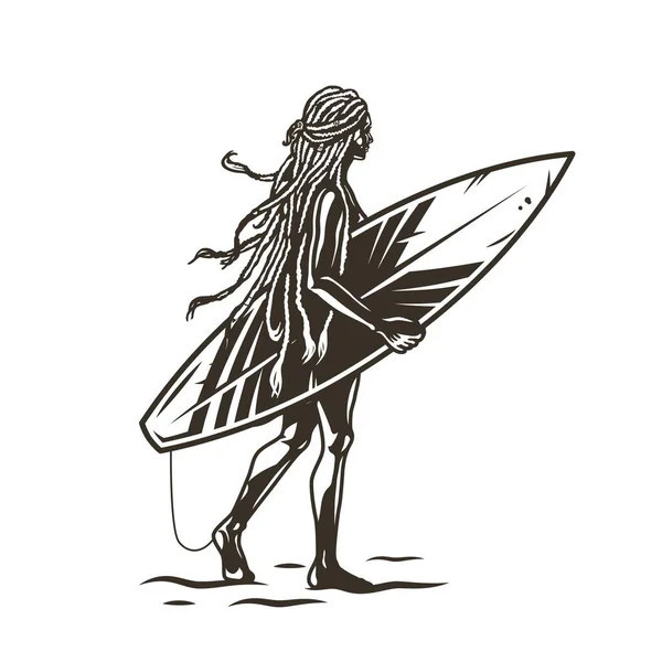 surfboard冲浪板乙烯基贴花精雕镂空wall decor跨境亚马逊DW13344