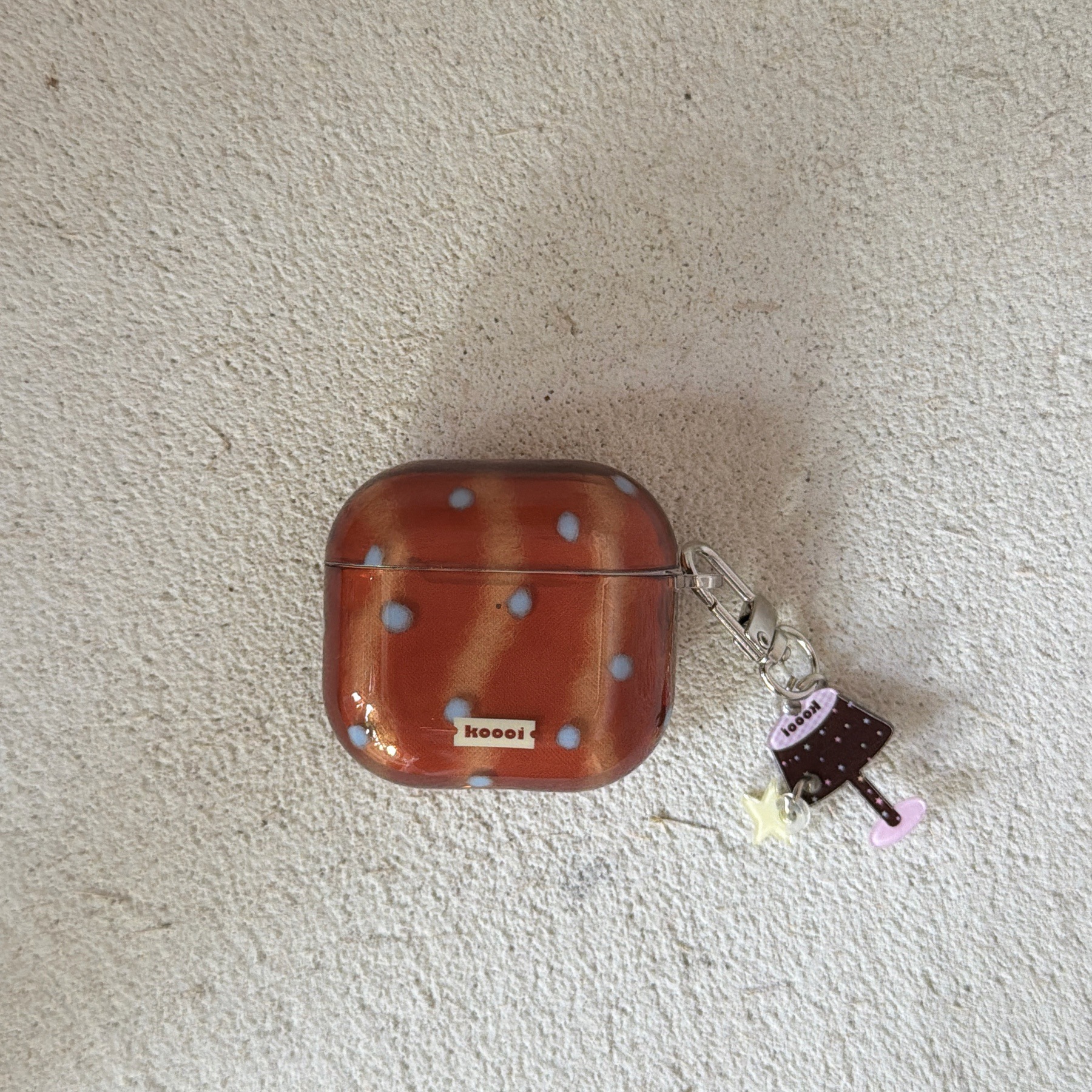 Niche Brown Wave Point para AirPods Pro1 generación 2 funda de auriculares nueva 3 / 4 lámpara de mesa colgante Pro2 nueva 4