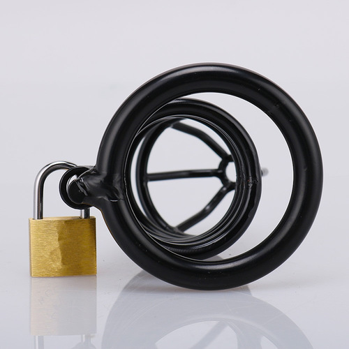 Sexy metal stainless steel CB chastity lock men's confinement penis lock adult products manufacturer direct supply sex toys