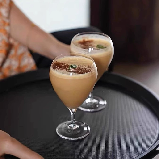 Производитель одобряет красную сеть винтажную чашку с каплями воды стеклянная чашка десерта кофейня чашка мороженого японский бокал красного вина