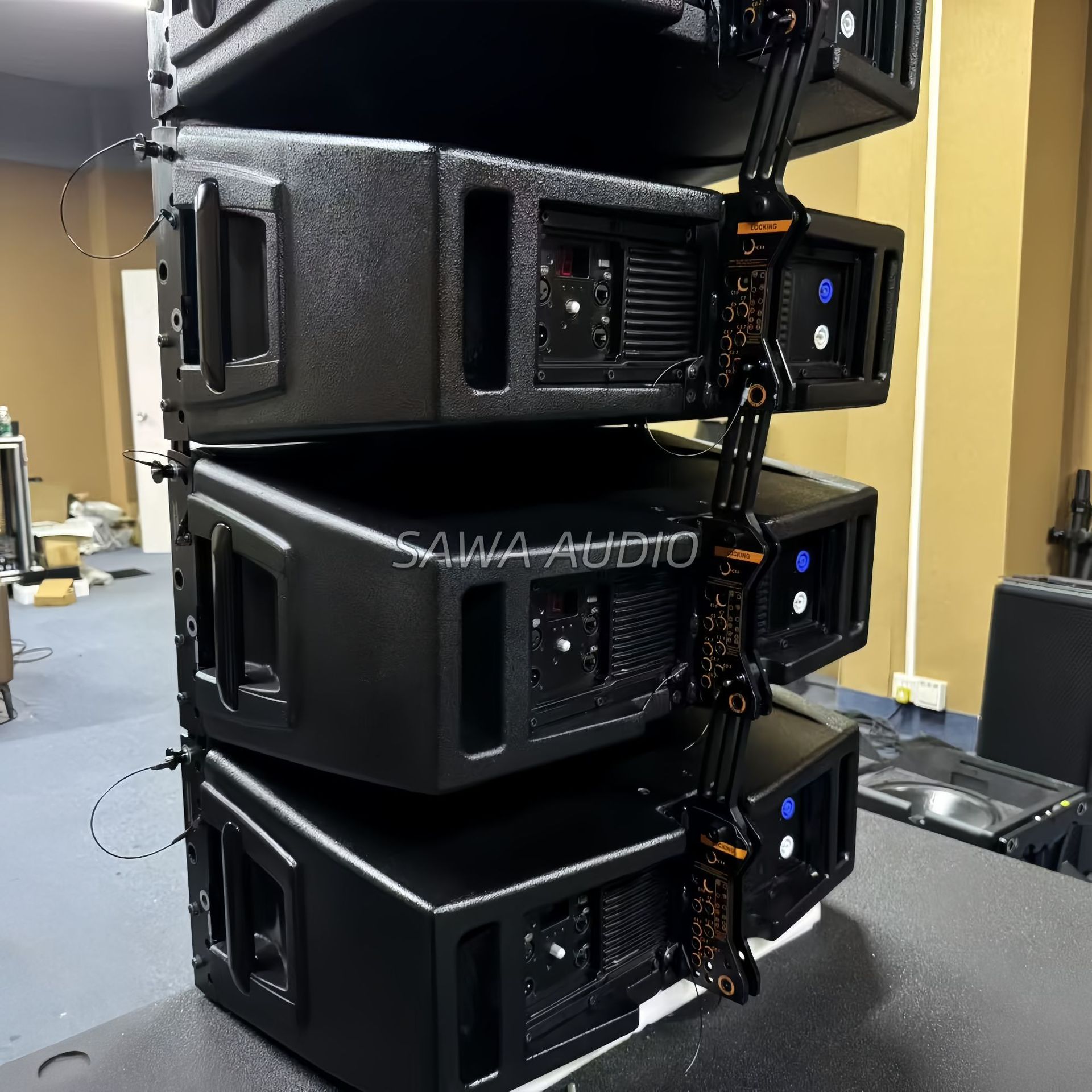 Ventas directas de fábrica 30A altavoces de matriz de línea de doble frecuencia de 10 pulgadas, audio profesional de escenario de rendimiento al aire libre a gran escala