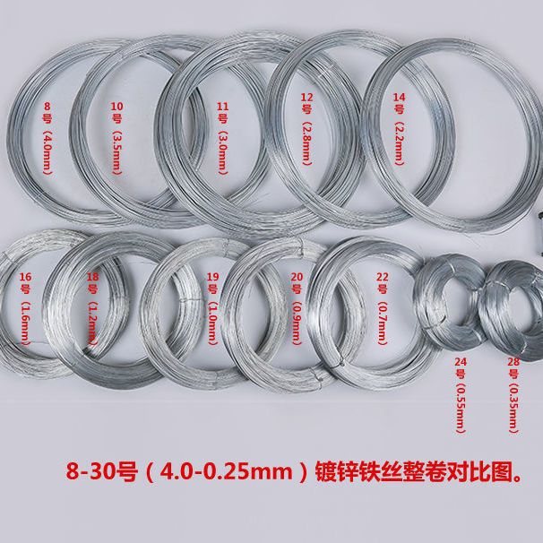 镀锌铁丝 防锈铁丝铁线 大棚葡萄架手工细软打包铁丝 家用diy包邮
