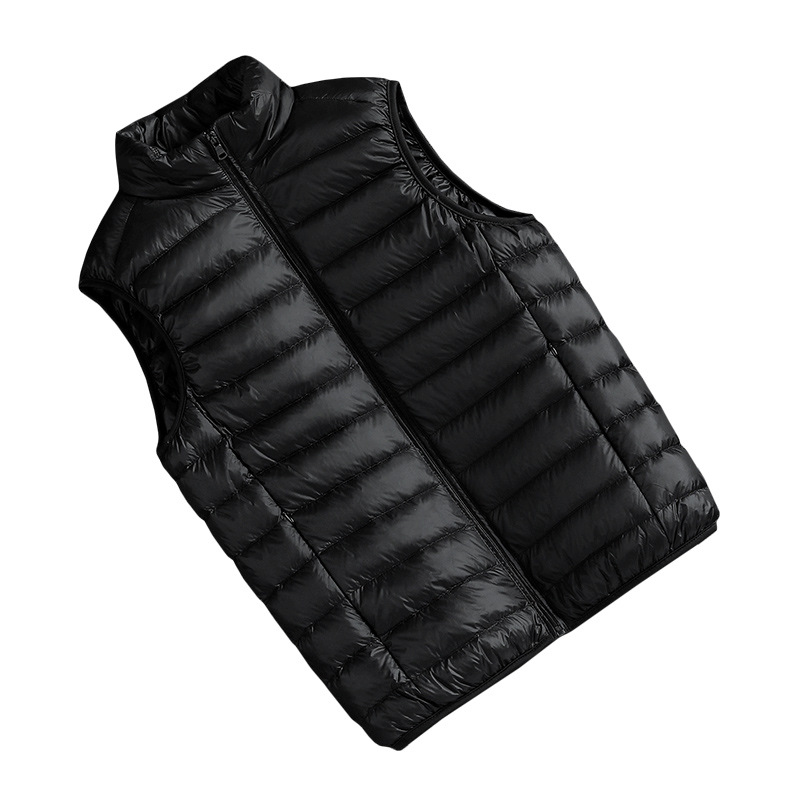 Transfronterizo invierno en vivo chaqueta de plumón hombre chaleco de cuello de hombro puede abrirse al aire libre chaleco ligero hombre 50 tonos image 5
