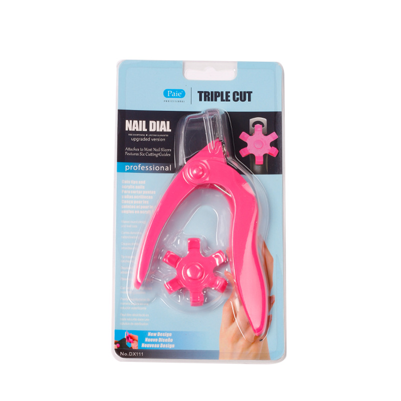 Tijeras de uñas con placa giratoria fototerapia extensión de uñas tijeras de uñas falsas en forma de U DIY tijeras de uñas francesas herramientas de uñas