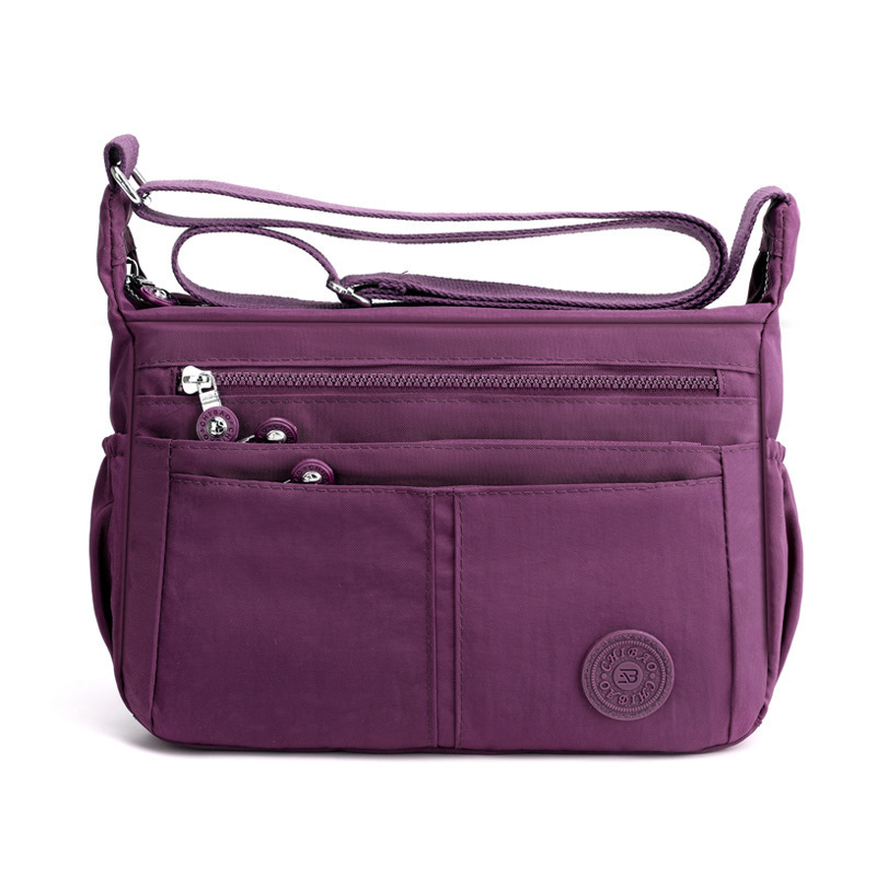 2026 New Cross-Border Women's Multi-Compartment Crossbody Bag Large Capacity Korean Style Nylon Shoulder Bag Mom Travel Bag for Women