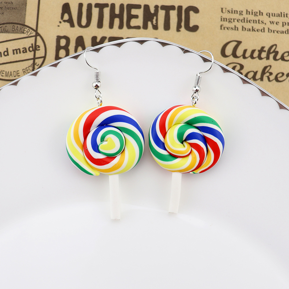 1 Pair Casual Sweet Candy Soft Clay Drop Earrings display picture 2