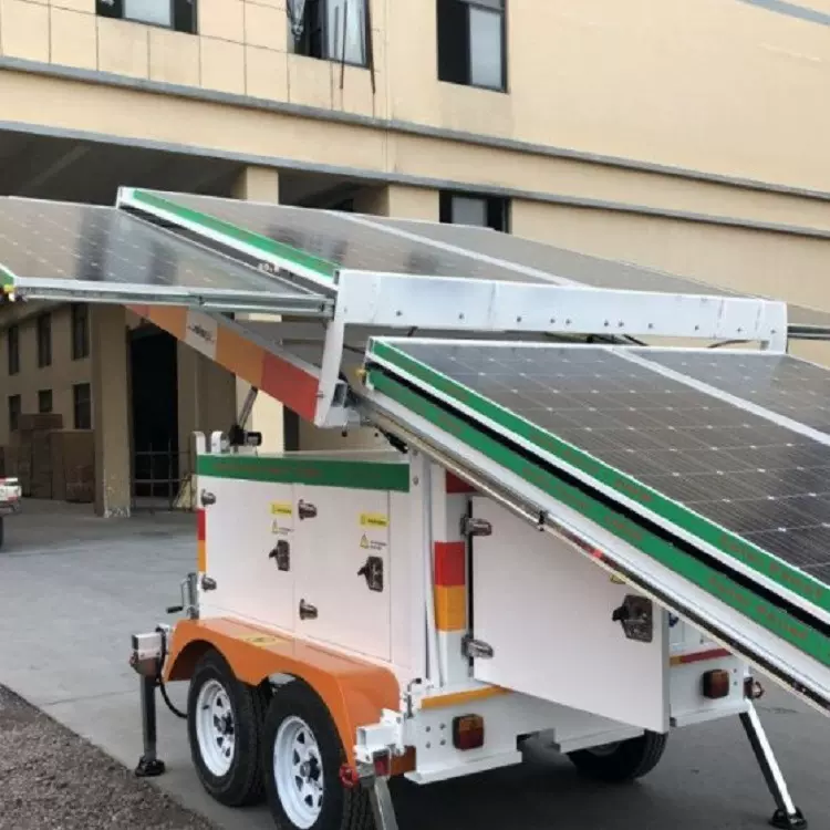 移动式太阳能离网电站牵引太阳能光伏离网储能电站灯塔UPS电源