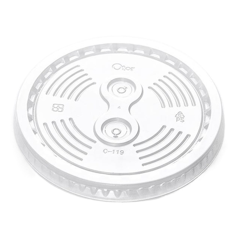 Xintianli disposable milk tea cup lid PET 89mm cold drink juice cup 95mm plastic cup lid