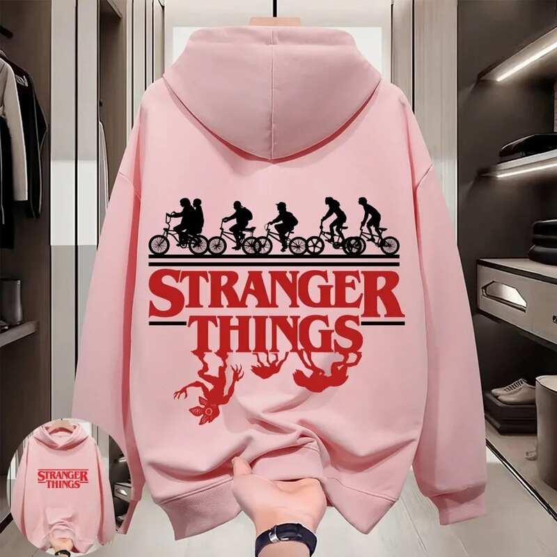 2026 Fashion Fire Club Monster Print Sweatshirt Strange Things Matching Family and Couple Outfits 2026 Fashion Fire Club Monster Print Sweatshirt Strange Things Matching Family and Couple Outfits