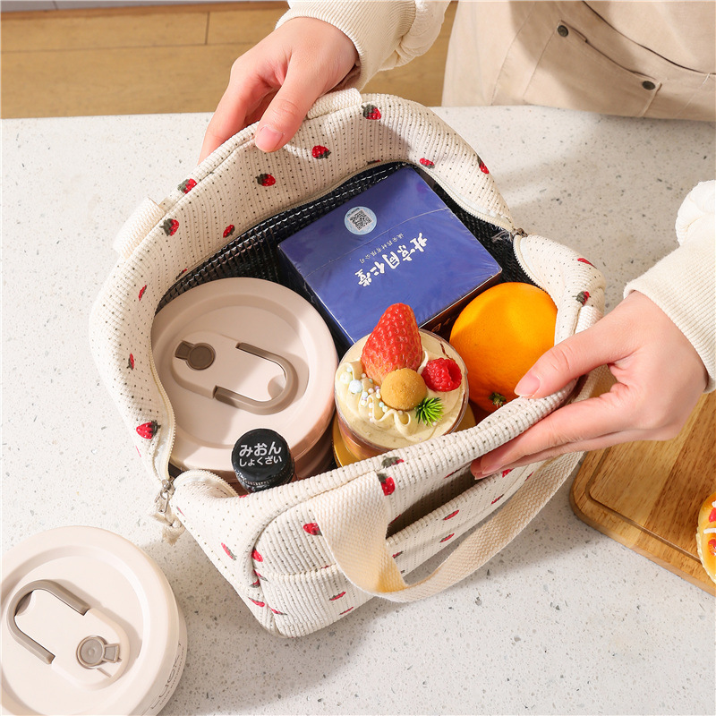 Bolsa de aislamiento térmico portátil de gran capacidad, bolsa de almuerzo, bolsa de almuerzo