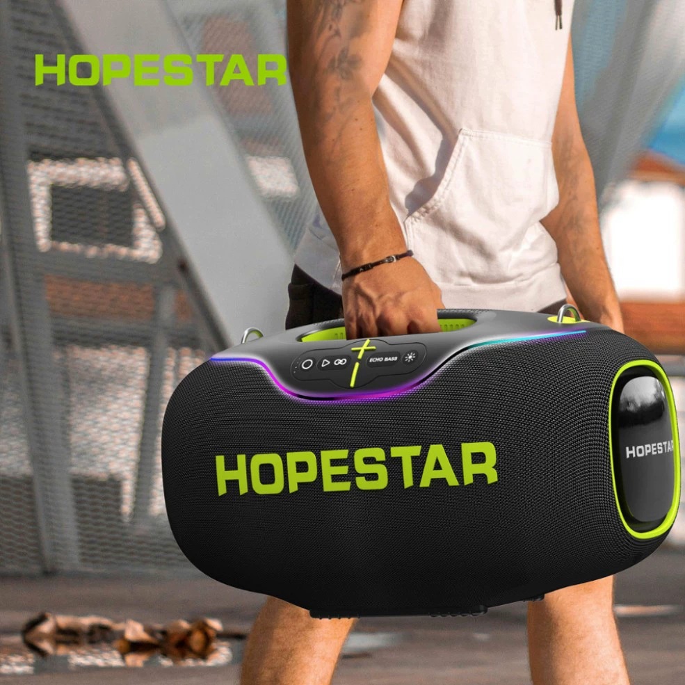 HOPESTAR A80大功率蓝牙音箱K歌重低音炮户外无线高品质音响350W