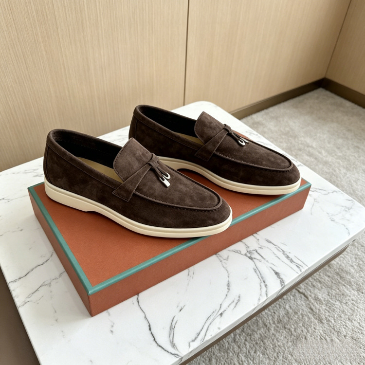 Qadın üçün yumşaq altlıqlı loafer ayaqqabı, rahat slip-on model