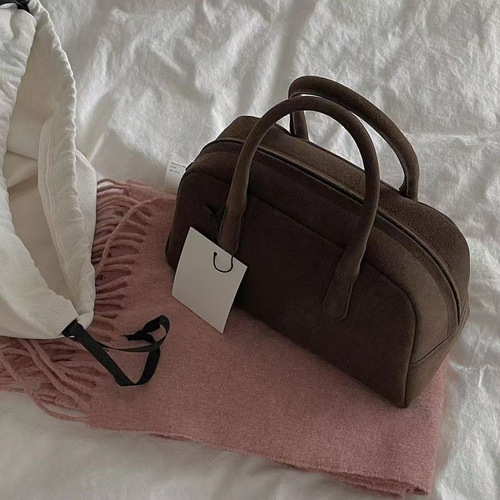 New autumn and winter niche bowling large capacity golf handbag Boston women's bag