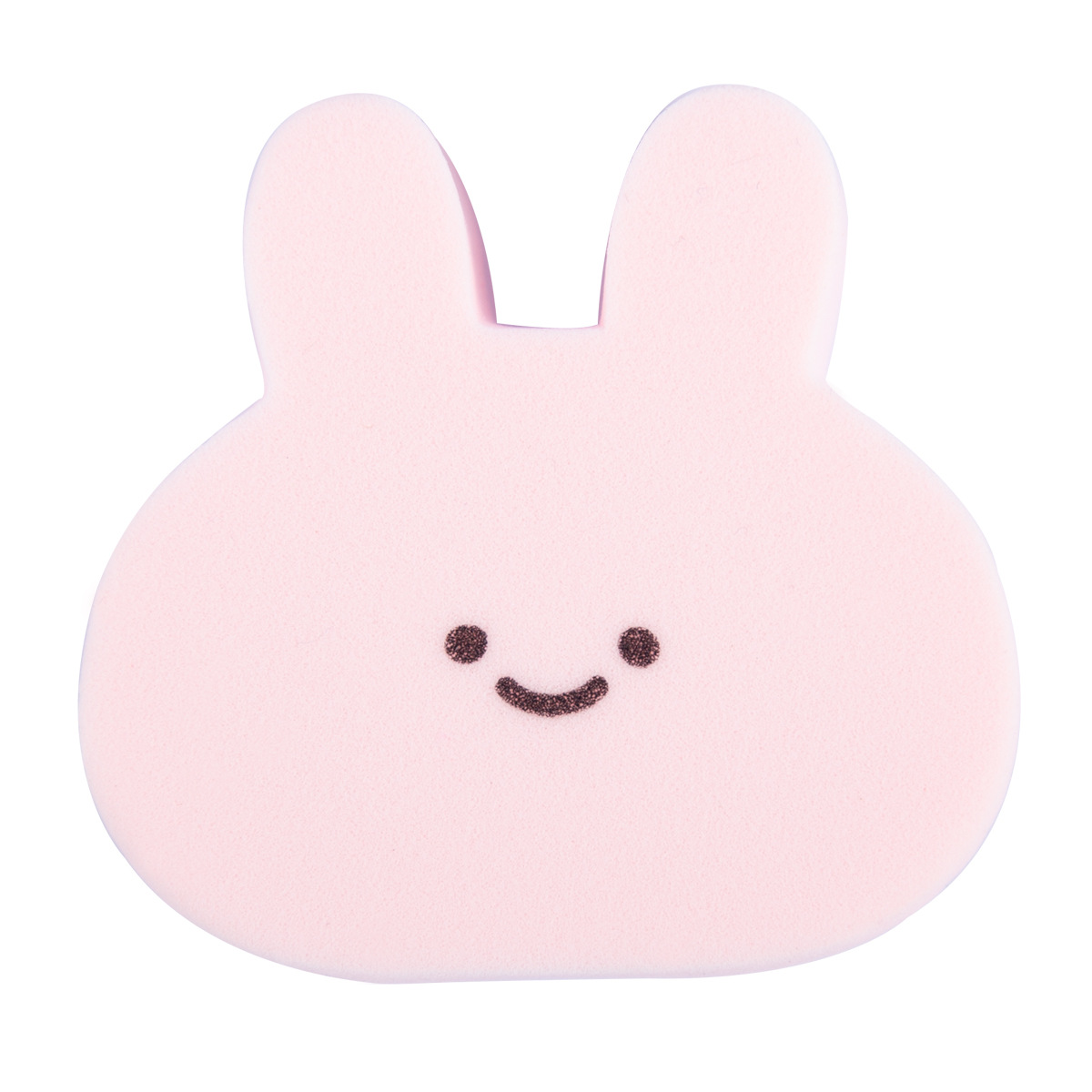 Nuevo conejito mojado y seco esponja puff maquillaje facial belleza herramientas Rosa 6 puff bolsas al por mayor