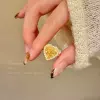 Orange Gradient Love Ring