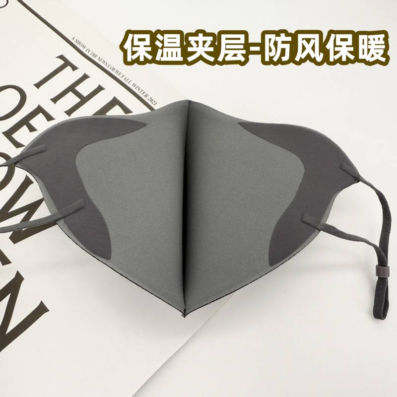 保暖口罩冬季女高颜值骑行防风透气防寒口罩显瘦立体韩版保暖面罩|undefined