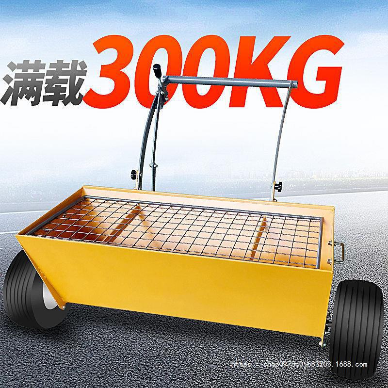 mano de empuje tipo diamante esparcidor de suelo de hormigón