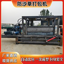 稻草秸秆一次成型打包机 中型防沙草秸秆压块机 液压治沙草打捆机