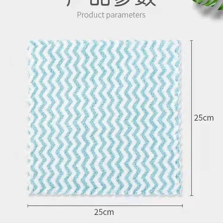 De doble cara de color catiónico absorbente de la ondulación del agua de la raya del trapo de aceite antiadherente paño de plato absorbente paño de plato fábrica al por mayor