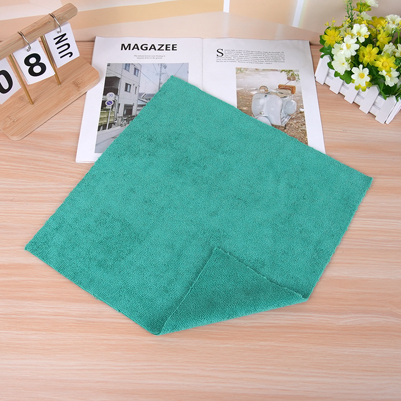 Tejido de urdimbre toallas cuadradas de microfibra ultrasonida sin bordes diseño de automóviles belleza limpieza doméstica no pierde cabello comercio exterior exclusivo
