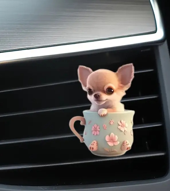 Comercio exterior transfronterizo suéter gatito productos acabados ventilador clips decoración de automóviles perfume adorable acrílico decoración impermeable image 17
