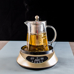 耐高溫玻璃茶壺加厚花茶壺家用沖泡茶器304不鏽鋼過濾壺大號小號