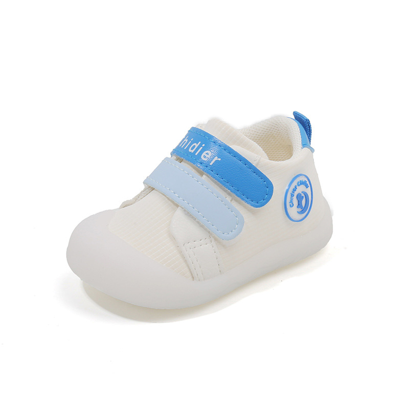 Bebé de fondo suave zapatos de niño de primavera y otoño nuevo bebé de 1 año de edad zapatos de cuero zapatos de los niños 4-6-8 meses