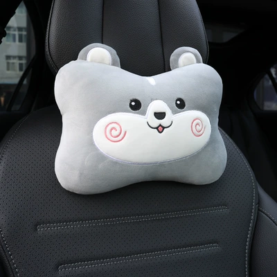 headrest cute waist cushion back cushion — Waist support - car-headrest-hamster-removable-and-washable