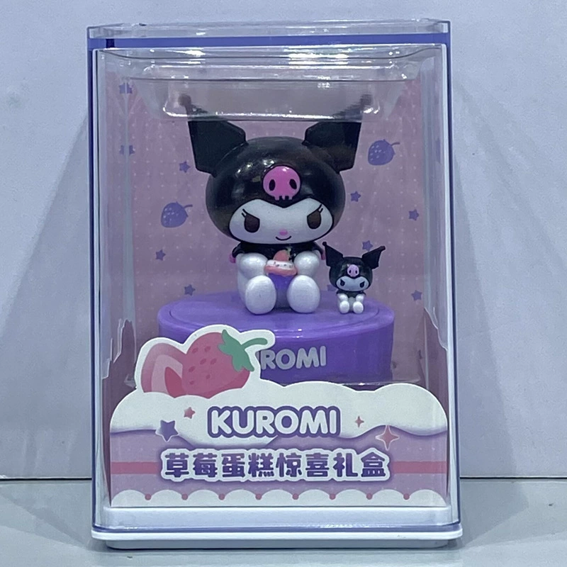 Коллекционные фигурки (Sanrio) Kuromi Hello Kitty Cinnamoroll Pompompурин — 6 персонажей в акриловом боксе, 72 шт. в ассортименте