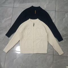 LW25秋冬新款纯色气质立体绞花工艺拉链针织开衫外套女