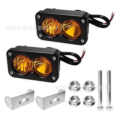 Motorcycle headlights, headlights – Bright Flashing Fog Lights, Motorcycle - amber-light-paired