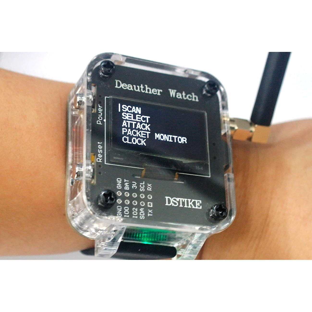 [DSTIKE Deauther Watch V3S 物联网安全测试手表 黑客创客手表]