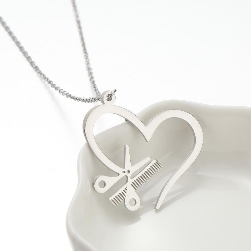 9g Weight PVD Coated Gold Plating Process 18K Gold, Real Gold Plated Plating Material 201 Stainless Steel Pendant Material Wholesale Jewelry Retro Heart Shape 201 Stainless Steel 18K Gold Plated Irregular Plating Stainless Steel Necklaces