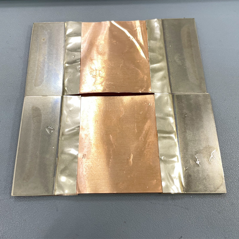 铜巴铜排铜箔镍片扩散焊新能源软连接busbar焊接样品熔焊机汽车