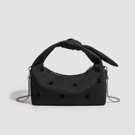 法国洋气时尚手提包包女2025新款秋冬镶钻小方包高级感百搭斜挎包