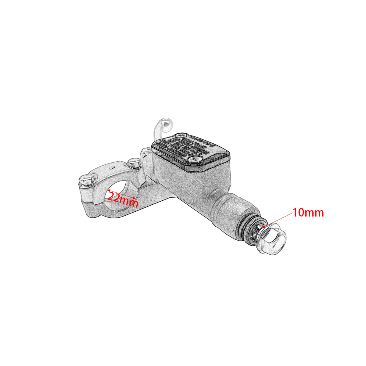 Hengjian Z300 Off-Road Modified Clutch Master Cylinder Cnc Modified Assembly Pump Body Clutch Pump Hydraulic Oil Pipe
