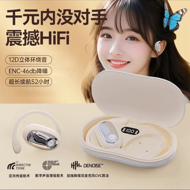 TK抖音越境新作GT512非インイヤーOWS Bluetoothイヤホン、耳掛け式スポーツイヤホン、超長バッテリー寿命、ノイズキャンセリング|undefined